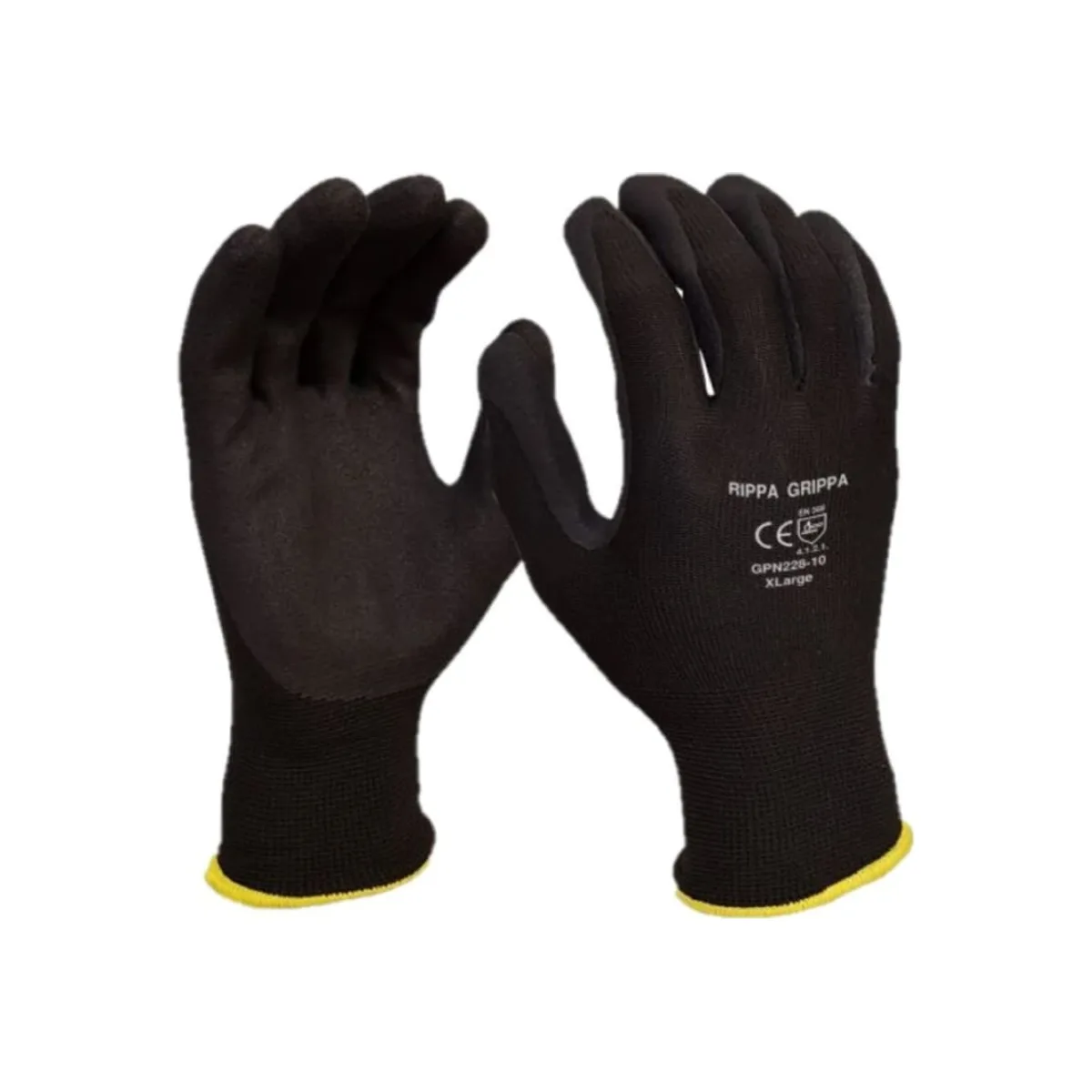Maxisafe Rippa Grippa Black Nitrile Coated Glove - image 1