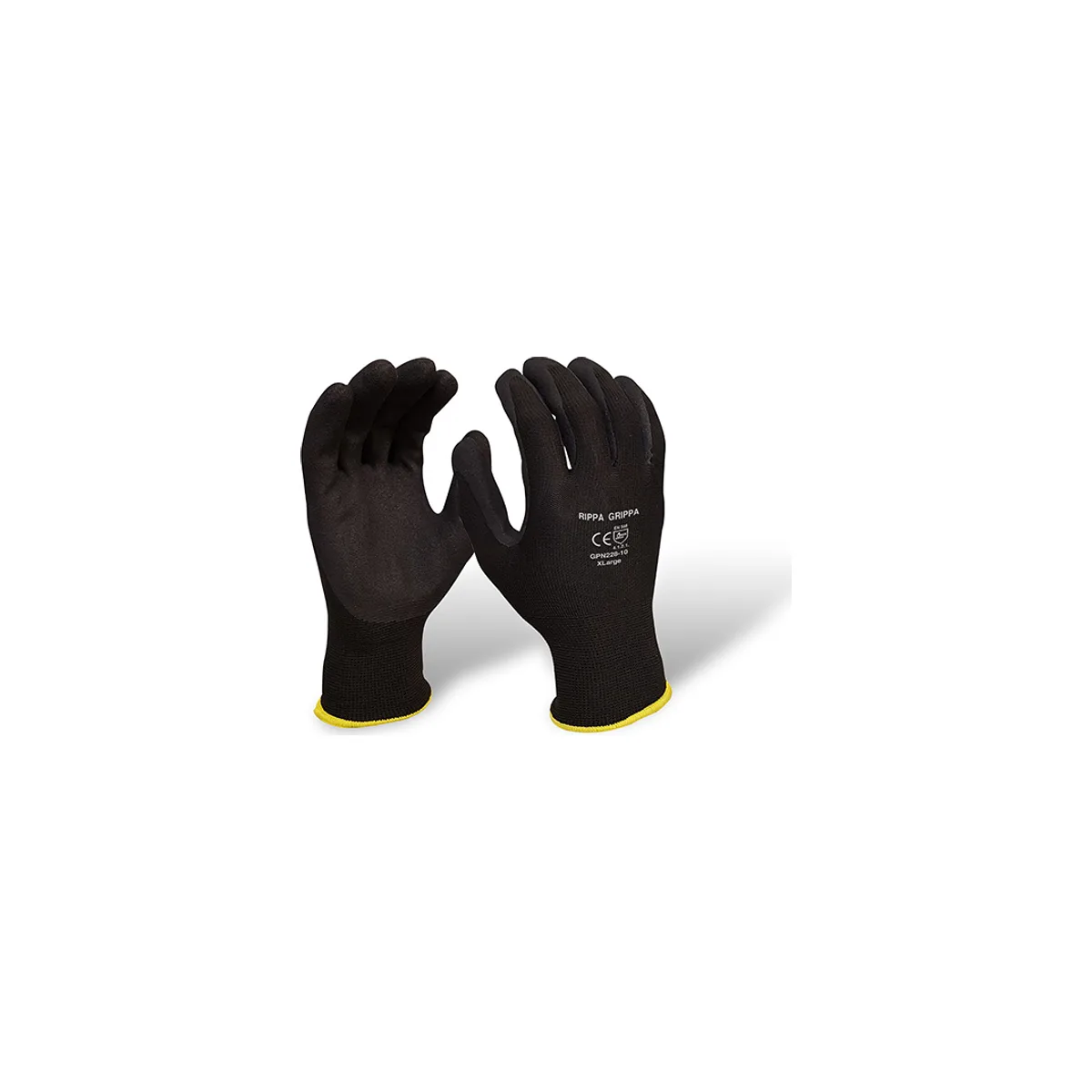 Maxisafe Rippa Grippa Black Nitrile Coated Glove - image 2